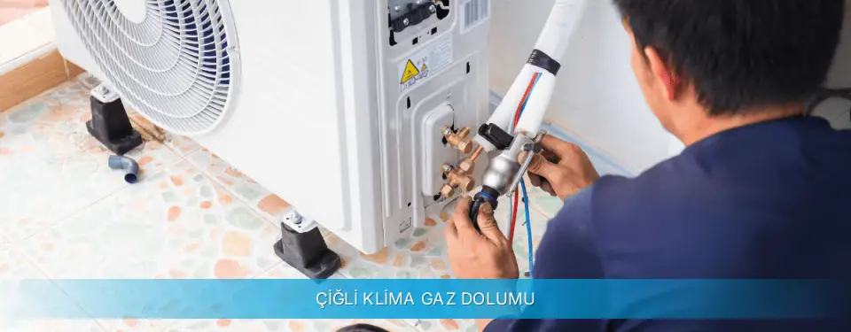Çiğli İlçemi Arçelik Klima Gaz Dolumu